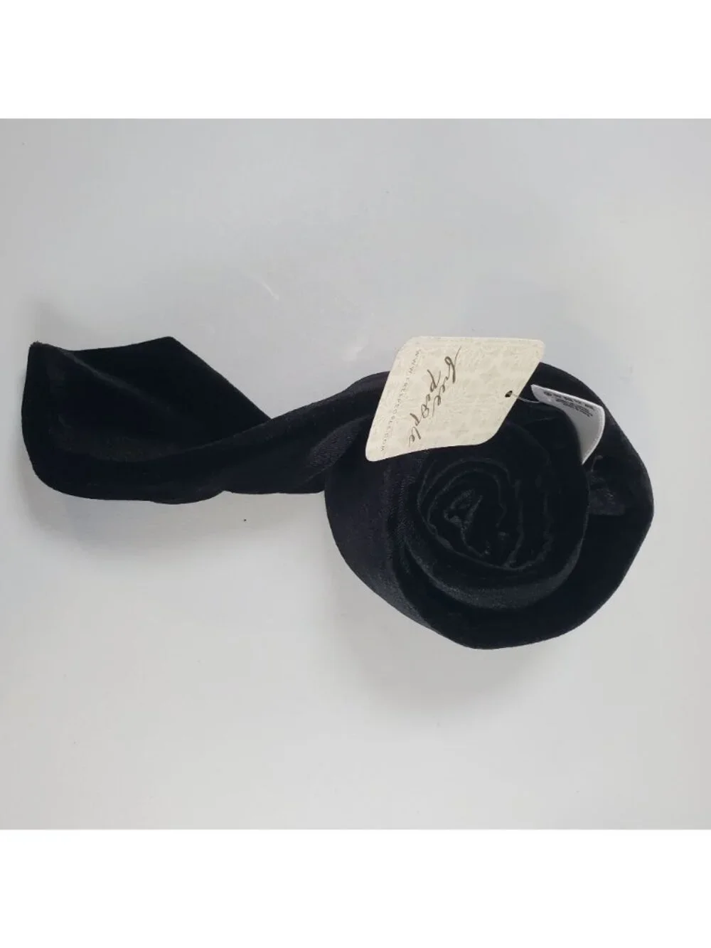 Free People Vaughn Velvet Tie Women Size OS ALL NWT Black Accessories